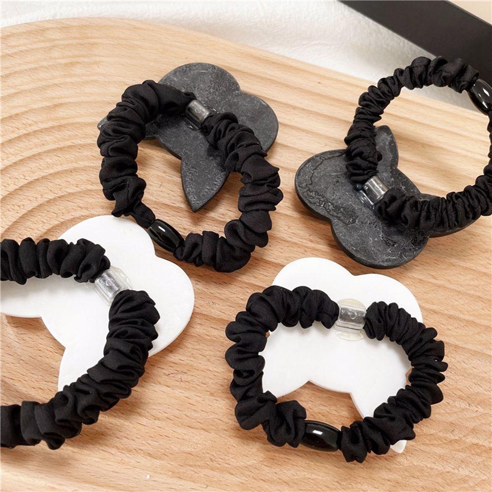 Dây Cột Tóc Co Giãn Hình Mèo Lấp Lánh Phong Cách Hàn Quốc Cho Nữ