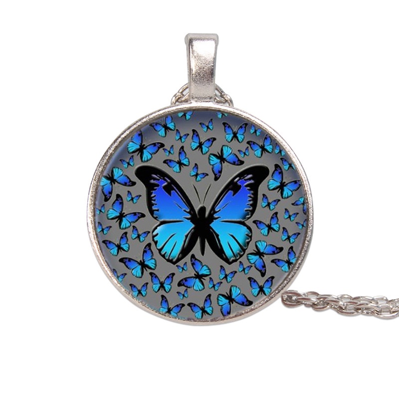 Vòng cổ RINHOO bằng gỗ mặt dây hình bướm thời trang xinh xắn