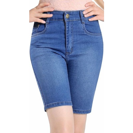 Quần jean ngố nữ VẢI CO GIÃN cao cấp