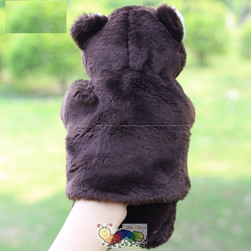 Rối bàn tay hình các con vật - hình con gấu