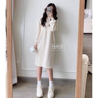 Đầm len đầy dịu dàng ấm áp basic