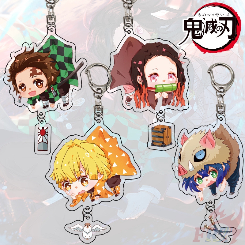 ❀ Móc Khóa Acrylic Hình Kimetsu no Yaiba Trong Demon Slayer ❀ 1 Móc Khóa Nhân Vật Anime (S-2: 4)