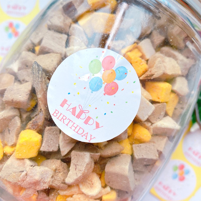 Set 100 Miếng Dán Tròn 3.5cm Trang Trí Sổ Tay diy