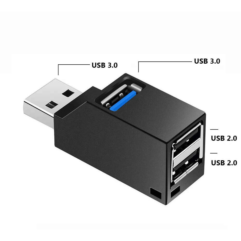 Hub USB 3.0 Nhỏ gọn & Tiện lợi và chắc chắn.