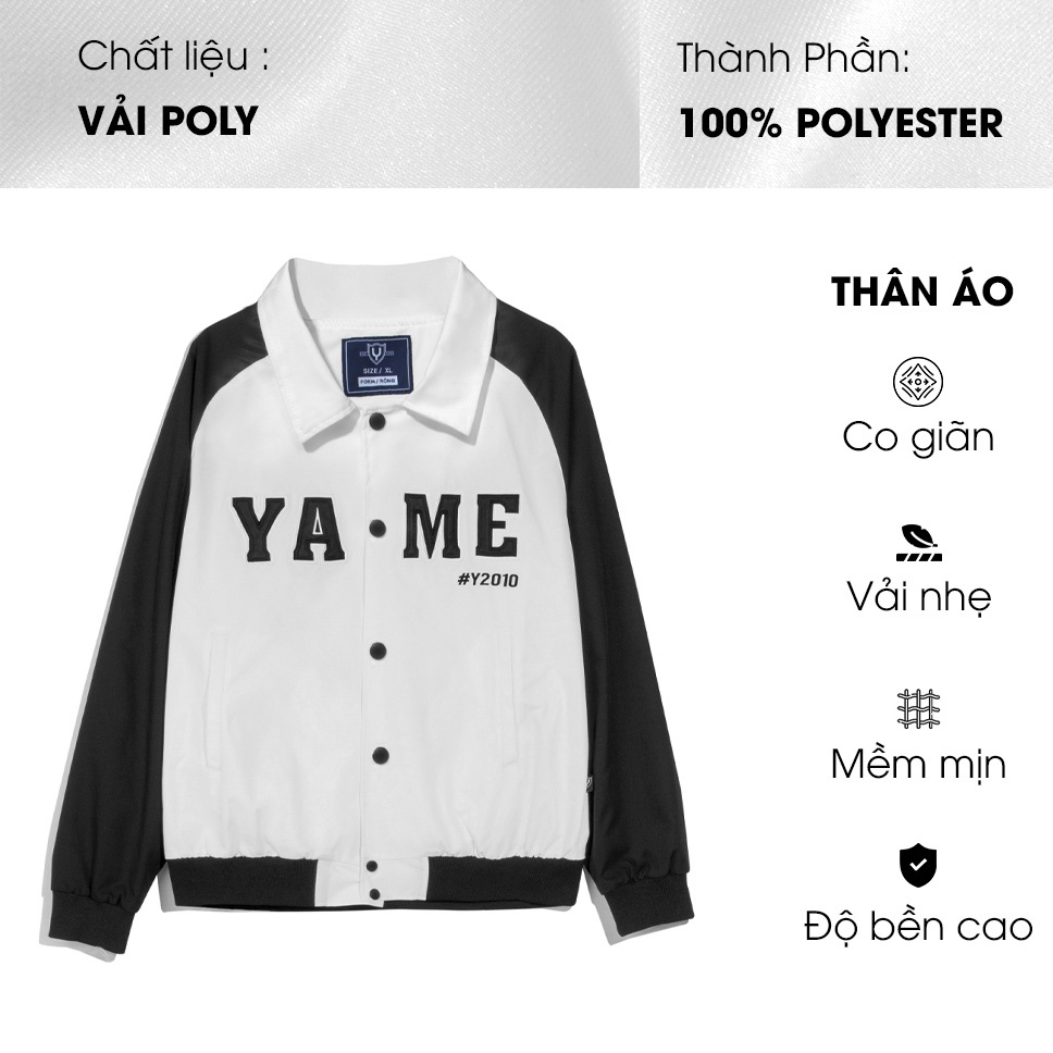 Áo Khoác Nam Nữ Varsity 12VAHDT Văn Hiến Chi Bang Thương Hiệu Y2010 Ver4 20554|YaMe|