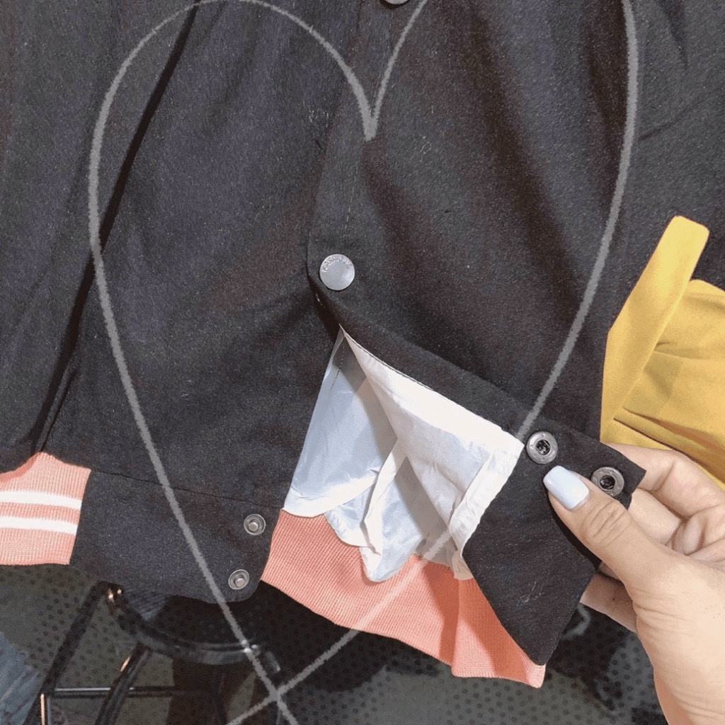 ÁO KHOÁC  BOMBER NAM NỮ PHỐI HAI MÀU ẢNH THẬT Y HÌNH THỜI TRANG VALENTINA