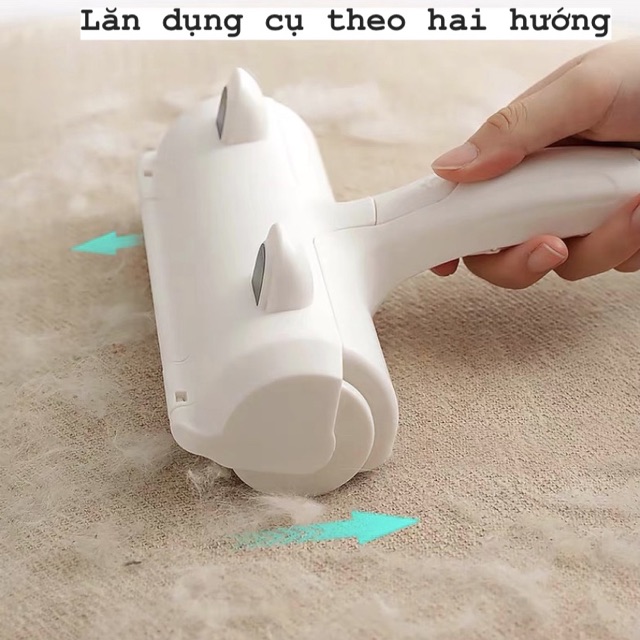 Cây lăn lông thú cưng, cây lăn tĩnh điện hút lông chó mèo trên Giường, Nệm, Sofa