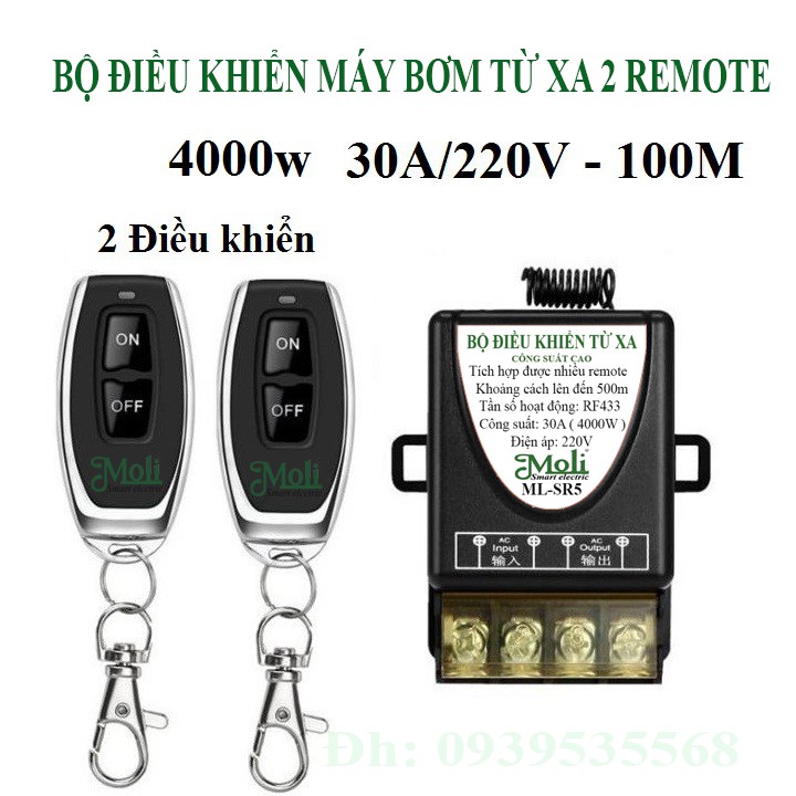 BỘ ĐIỀU KHIỂN MÁY BƠM 2 REMOTE SR5I2