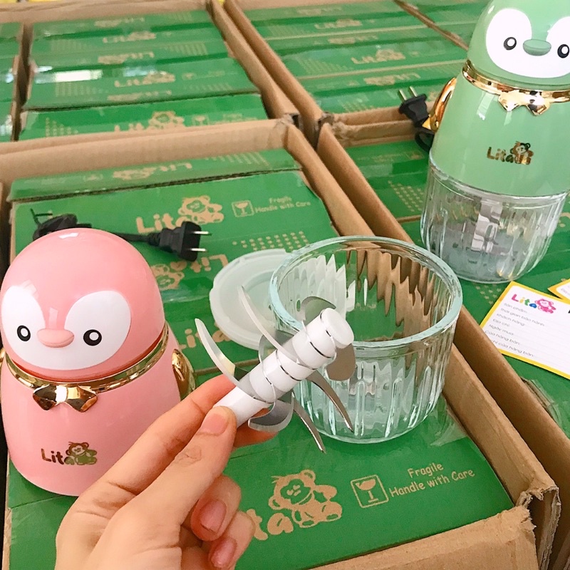 Máy Xay Ăn Dặm Cao Cấp 8 Lưỡi LITA 200W, BẢO HÀNH 12 THÁNG