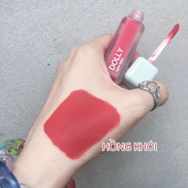 Son Lì Son Kem  DOLLY  MATTE Không Chì Cao Cấp Chính Hãng Màu