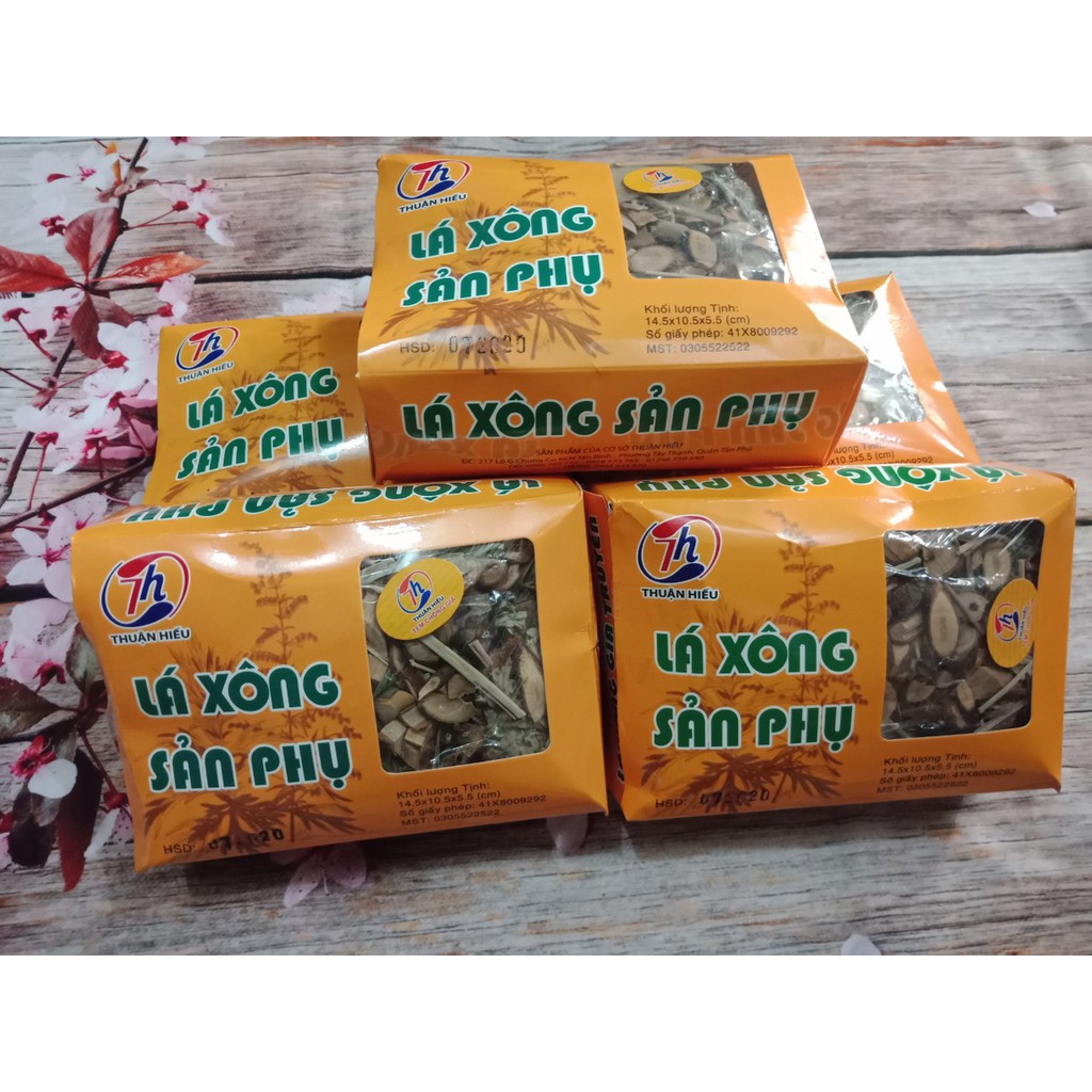 Combo 10 hộp lá xông sản phụ thuận hiếu( hàng thật 100%)