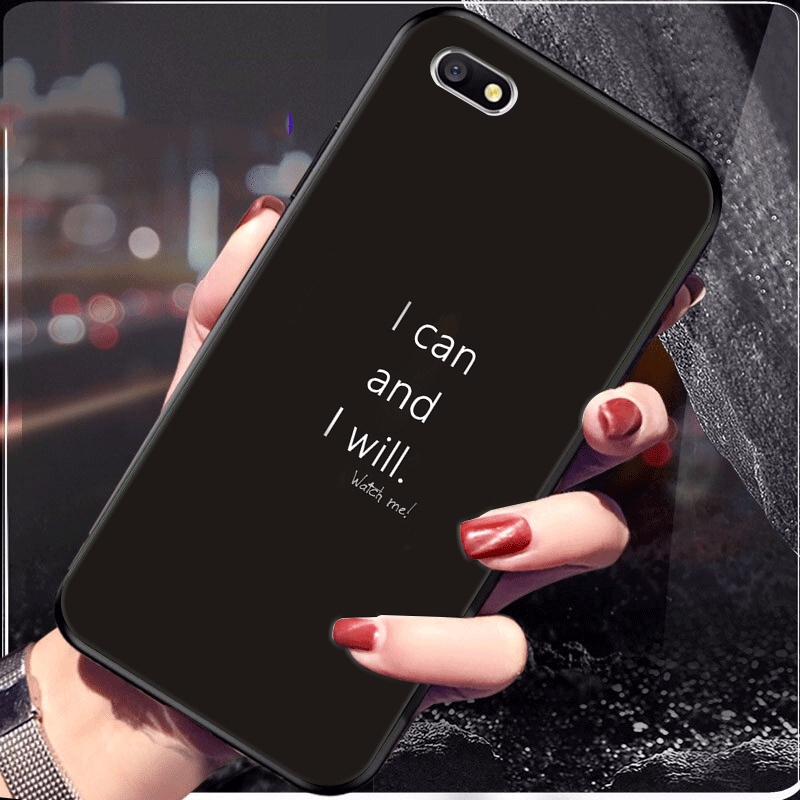 Ốp điện thoại mềm màu đen in chữ cho OPPO A1K Reno 2 Reno Z Reno 10X OPPO Realme 2 3 A5 Pro Realme X Lite | BigBuy360 - bigbuy360.vn