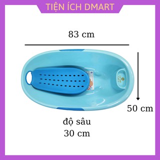 ⚡FREESHIP⚡ Chậu tắm cho bé , thau tắm nhựa Việt Nhật cao cấp có tựa đỡ đa năng