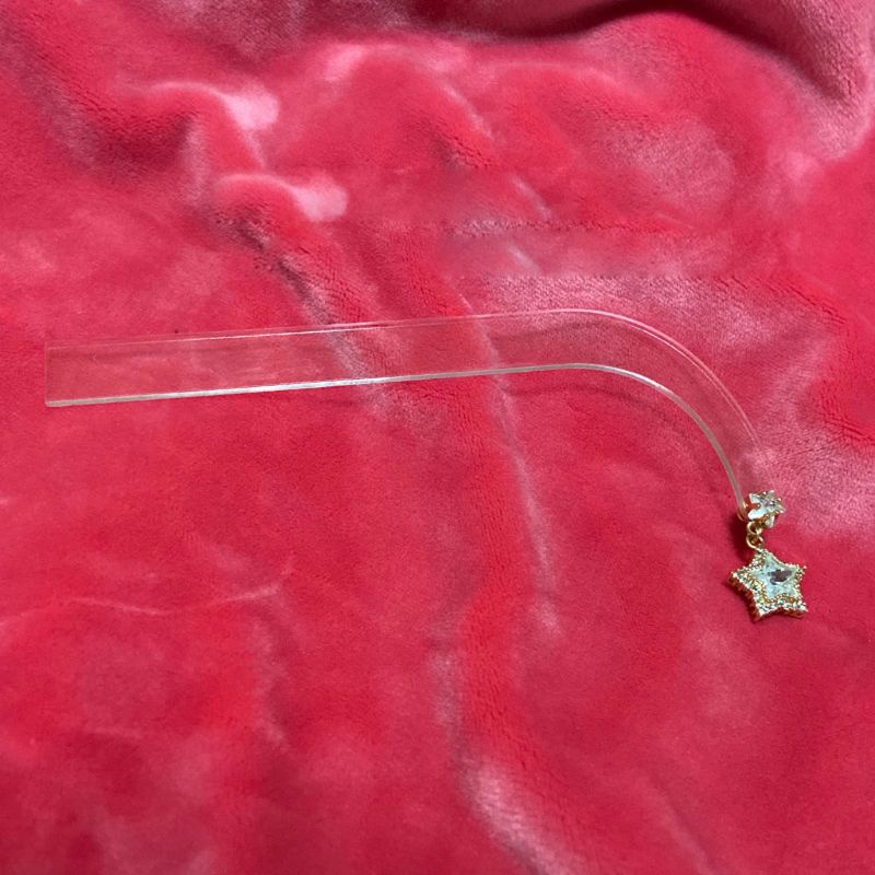 Set 10 Kẹp Cố Định Bông Tai Bằng Acrylic Trong Suốt