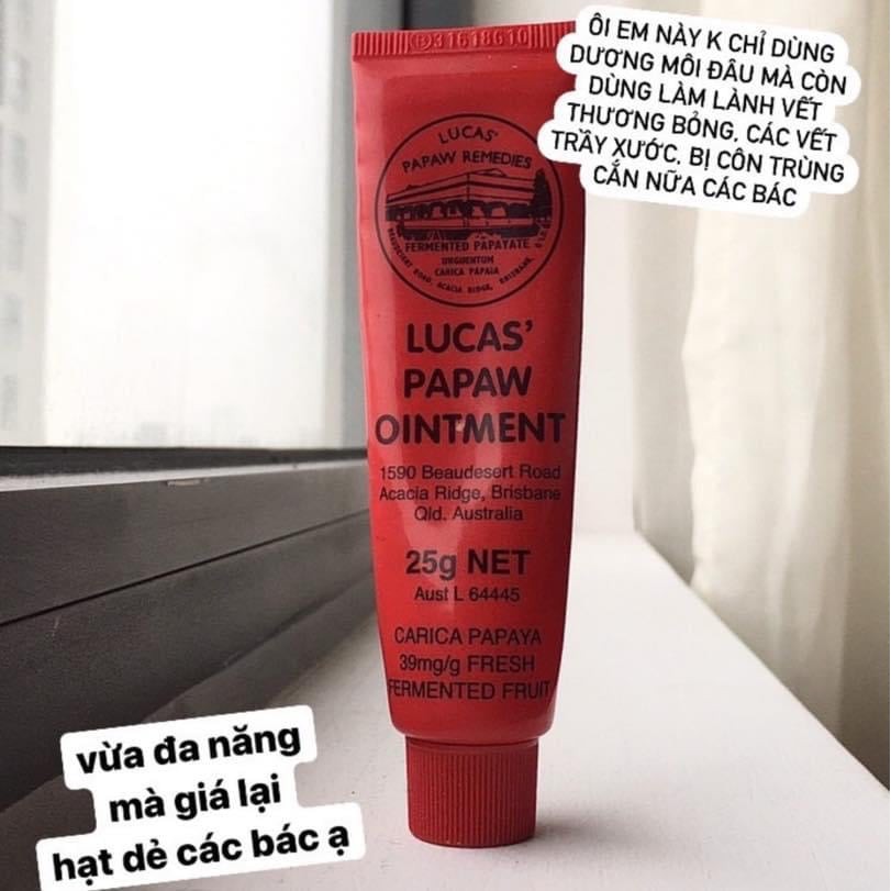 [Hàng trả order, không có dư] Kem đa năng Lucas Papaw Ointment 25g