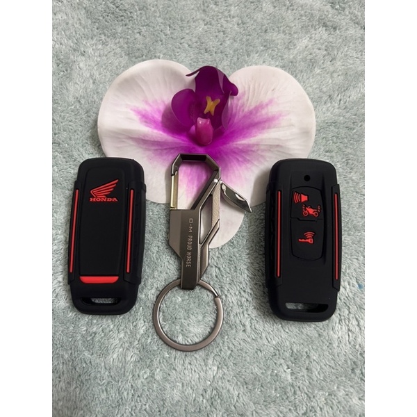 Bộ vỏ + móc  bảo vệ chìa khoá xe Sh125/150/350/ sh mode/ AB/ Lead/ vision/ winner XV3 chính hãng
