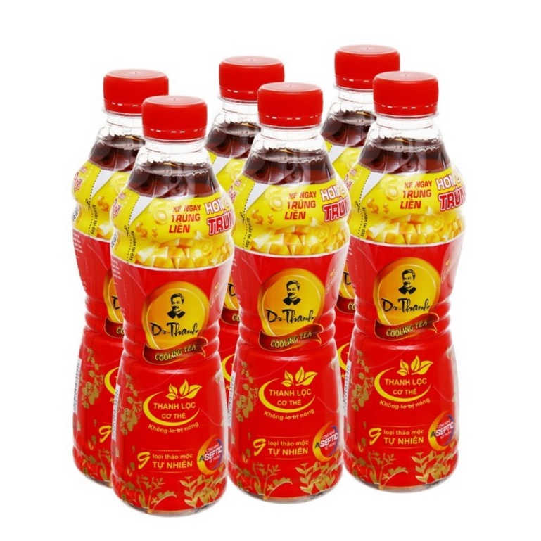 Lốc 6 Chai Trà Thanh Nhiệt Dr.Thanh 330ml