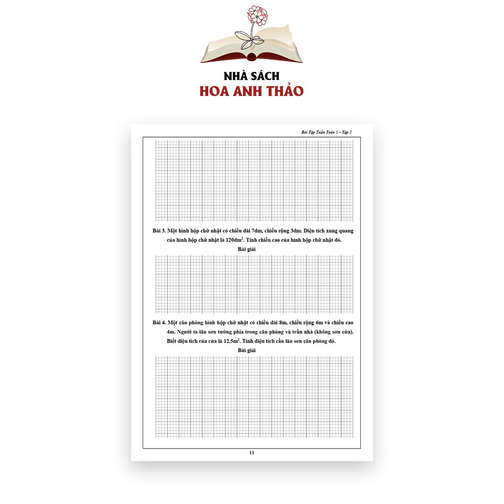 Sách Bài tập tuần Toán và Tiếng Việt lớp 5 học kỳ 2 Bộ 2 quyển