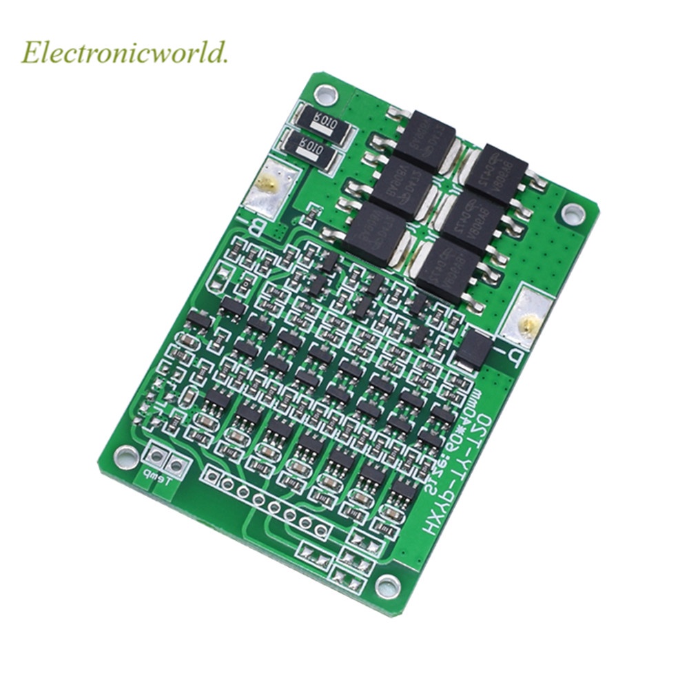 Bảng mạch cân bằng bảo vệ pin Lithium 18650 Bms 7s 24v 15a an toàn chuyên dụng