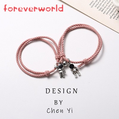 Set 2 Vòng Tay Bện Dây Có Nam Châm Mặt Hình Phi Hành Gia Cho Cặp Đôi | BigBuy360 - bigbuy360.vn