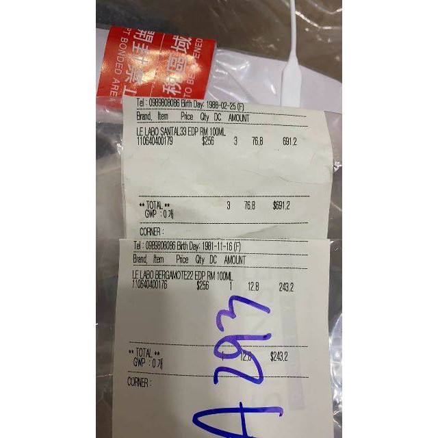 Nước Hoa Unisex Chính Hãng Le Labo Thé Noir 29 | Thế Giới Skin Care