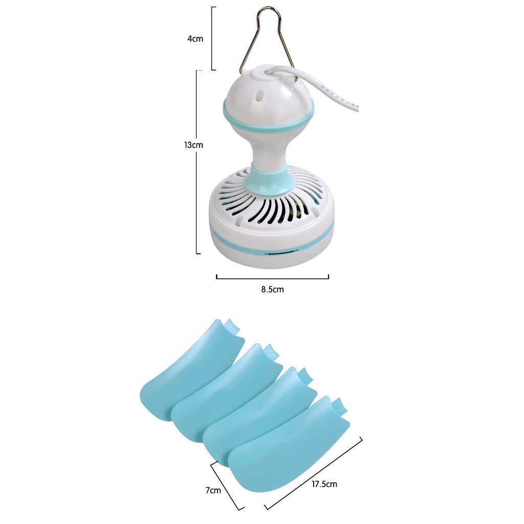 QUẠT TRẦN 4 CÁNH MINI - NGUỒN 220V CÓ CÔNG TẤC - đường kính 42cm