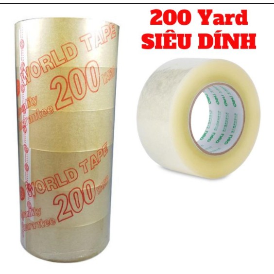 Cuộn băng keo trong 5F 80yard, 100yard, 200 yard