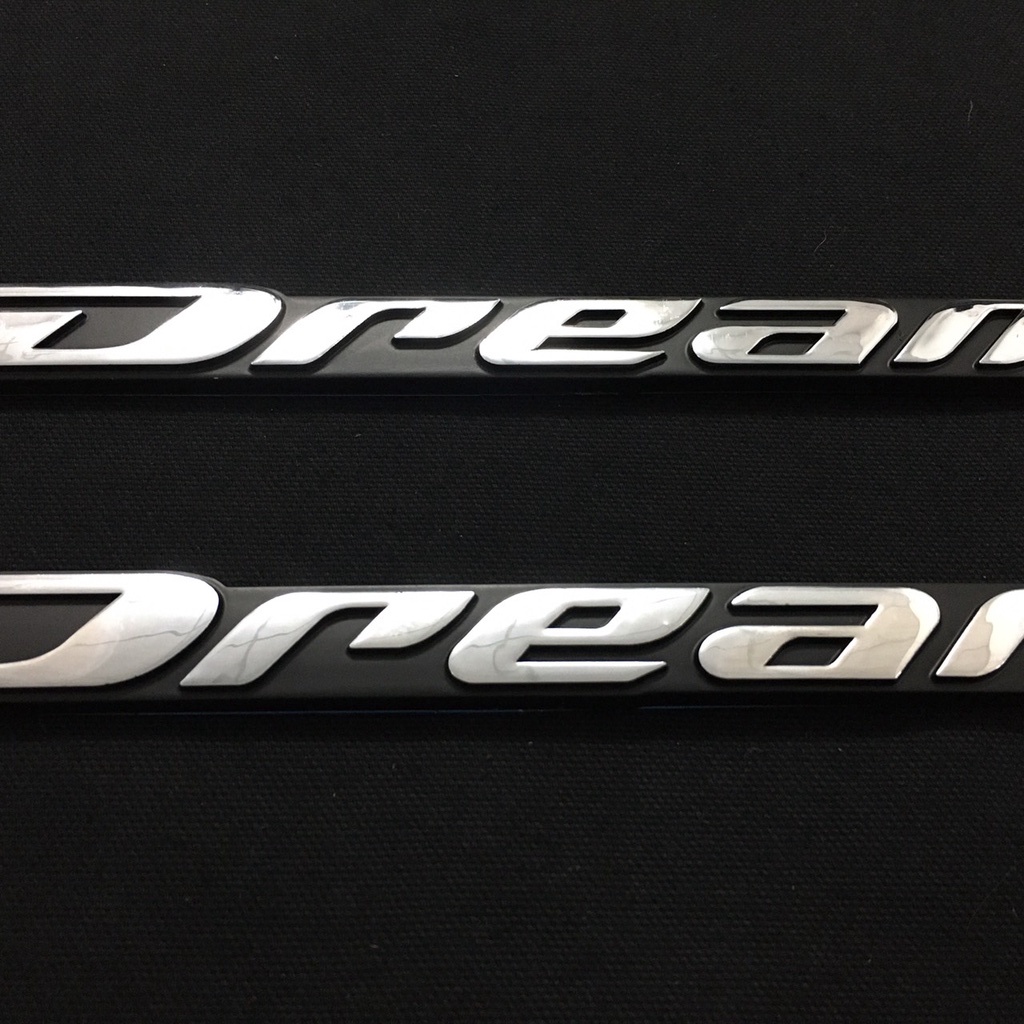 (TEM DECAL) BỘ TEM NỖI CHỮ DREAM DÁN TÂN TRANG XE NHƯ MỚI