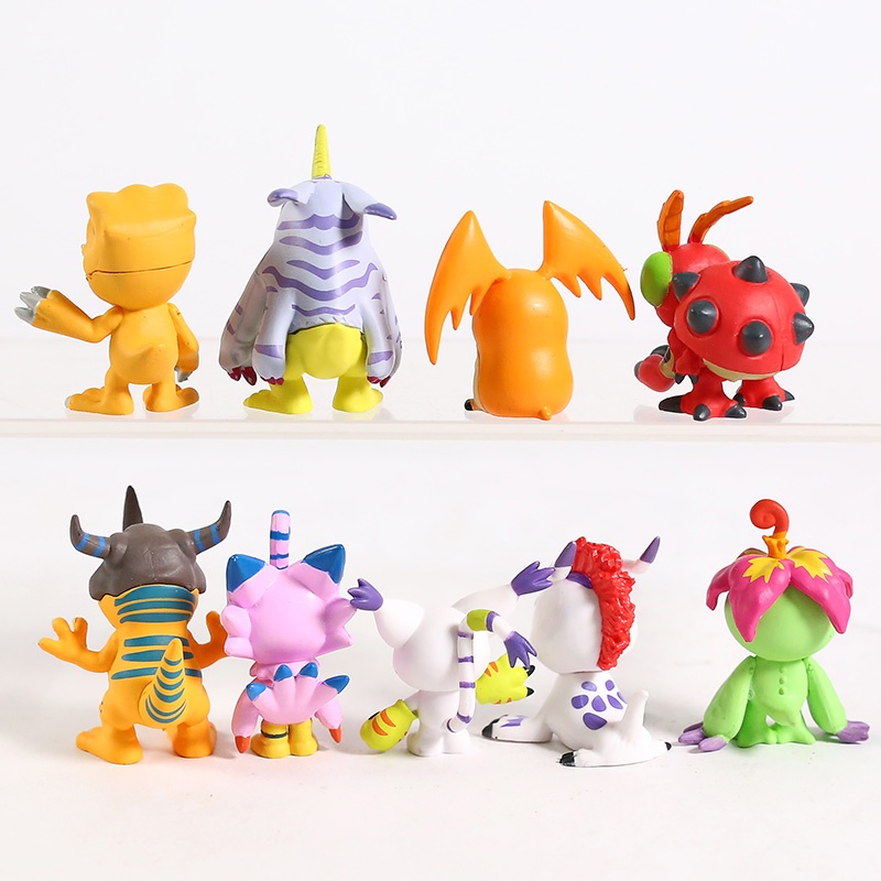 9 cái / bộ Digimon Quà Tặng Búp Bê Mô Hình Búp Bê Trang Trí Búp Bê Nhỏ Bộ Sưu Tập Phim Hoạt Hình PVC Mô Hình Đồ Chơi Búp Bê Digimon