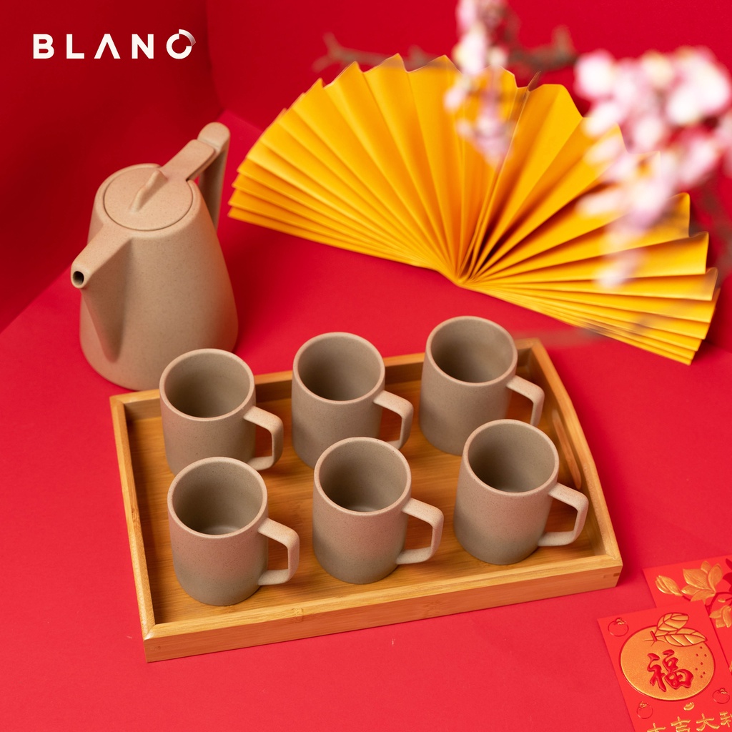 Bộ Ấm Trà Sứ Phong Cách Bắc Âu Jasmine BLANC'