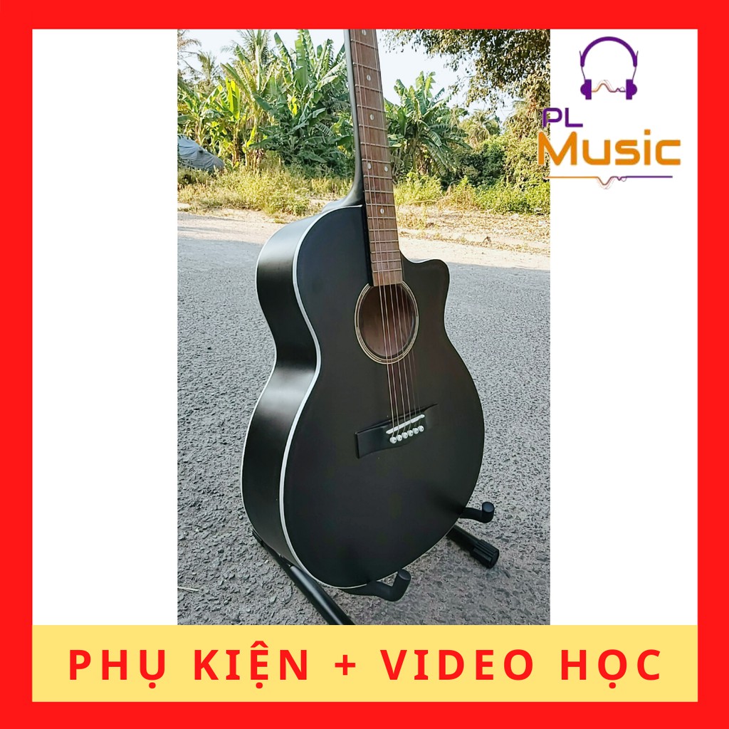 ĐÀN GUITAR CÓ TY,guitar acoustic PL002 cho người mới tập chơi bảo hành 12 tháng