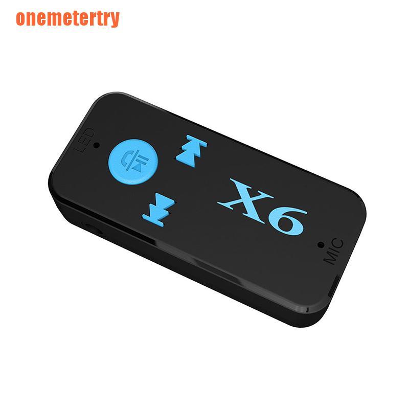 X6 Wireless Bluetooth Receiver 3.5mm Jack AUX Audio Stereo Music MIC Car