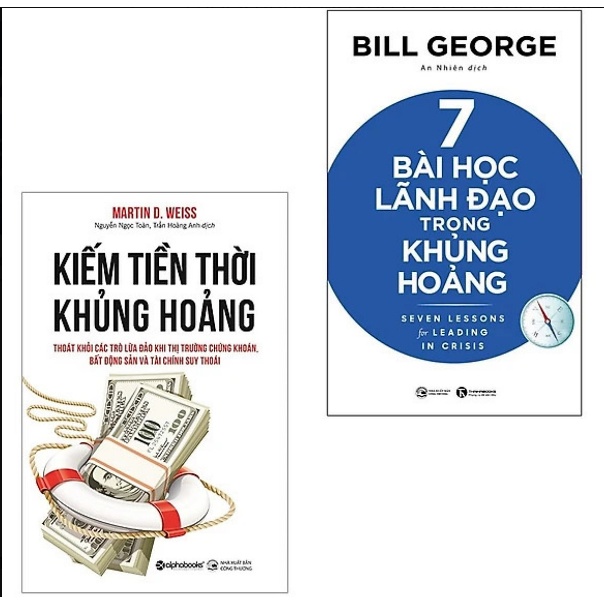Sách Combo 2Q: 7 Bài Học Lãnh Đạo Trong Khủng Hoảng th + Kiếm Tiền Thời Khủng Hoảng al
