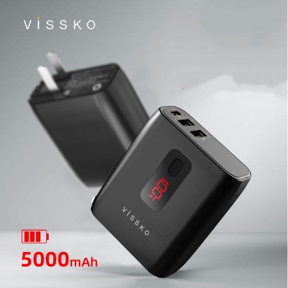 Pin sạc dự phòng 5000mAh có màn hình hiển thị - HanruiOffical