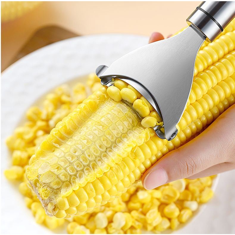 Dụng Cụ Nạo Ngô Bằng Thép Không Gỉ - Dụng Cụ Tách Hạt Bắp Tiện Lợi