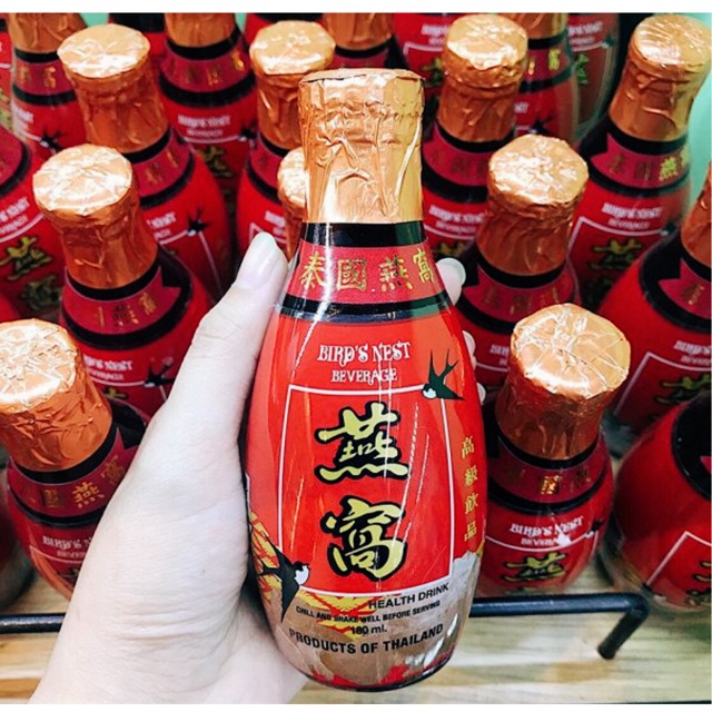 Thùng 24 chai Nước Yến Hoong Soon Thái Lan chai 180ml