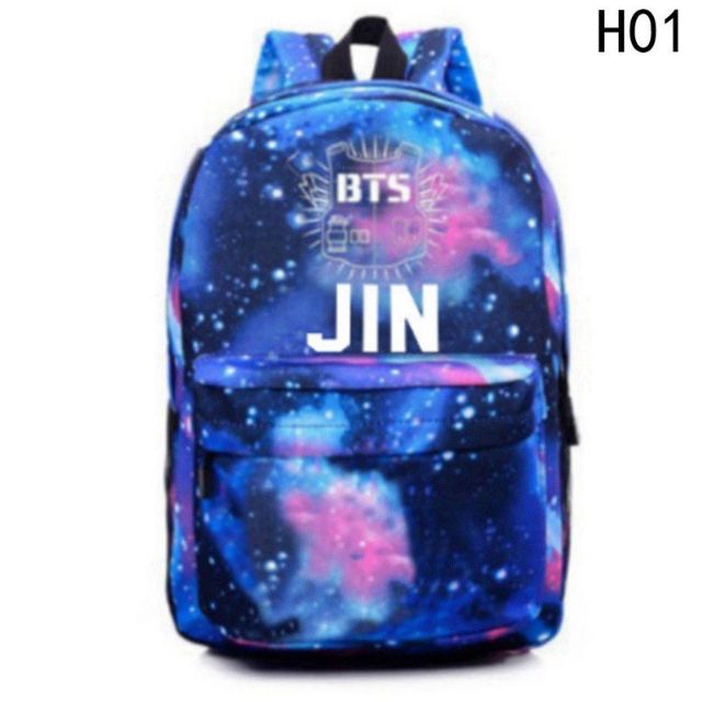 Balo canvas galaxy BTS 2 màu siêu hot