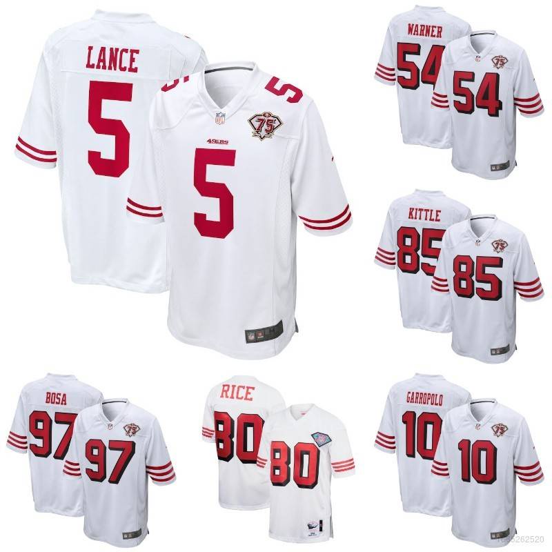 Áo Thun Thể Thao Plus Size 75th San Francisco 49Es NFL