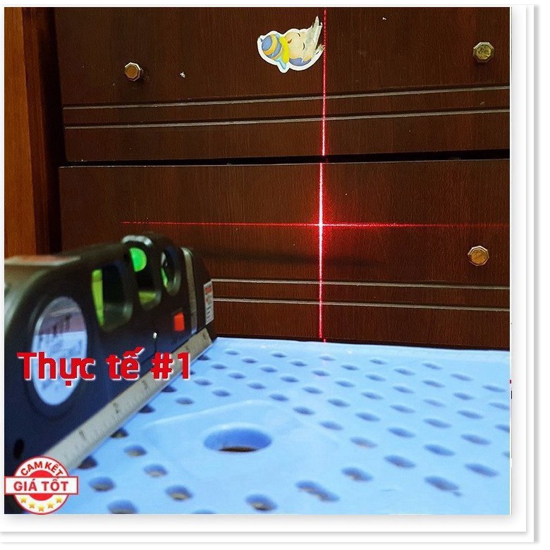 Thước thủy Nivo laser đa năng, Cân mực laser, thước kéo