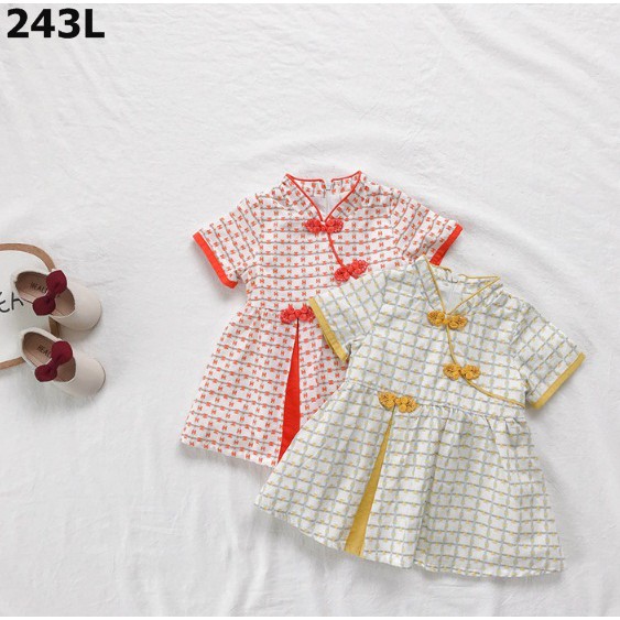 K122 váy bé gái xuất han