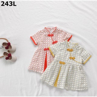 K122 váy bé gái xuất han