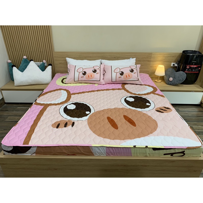 Ga Gối Cotton 3D Trần bông