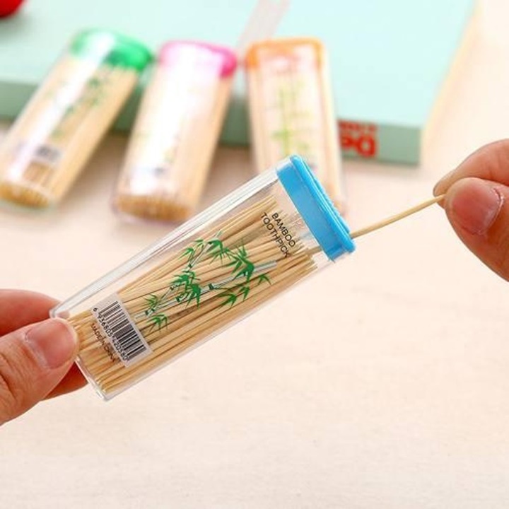 Hộp Tăm Xỉa Răng Du Lịch Siêu Tiện Lợi