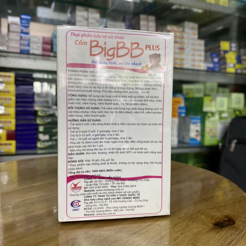 Cốm BigBB Plus – Mũi Họng Khỏe, Trẻ Lớn Nhanh