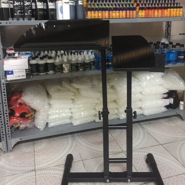 Bàn để dụng cụ xăm ( xe đẩy ) kết hợp kê tay
