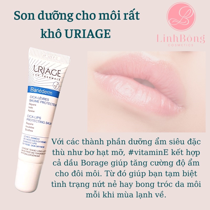 SON DƯỠNG URIAGE ẨM PHỤC HỒI KHÔ NẺ MÔI 15ML