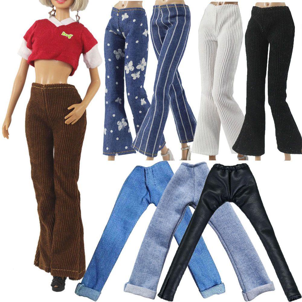 Quần Jeans Hoa Xinh Xắn Cho Búp Bê Tỉ Lệ 1 / 6 1 / 6
