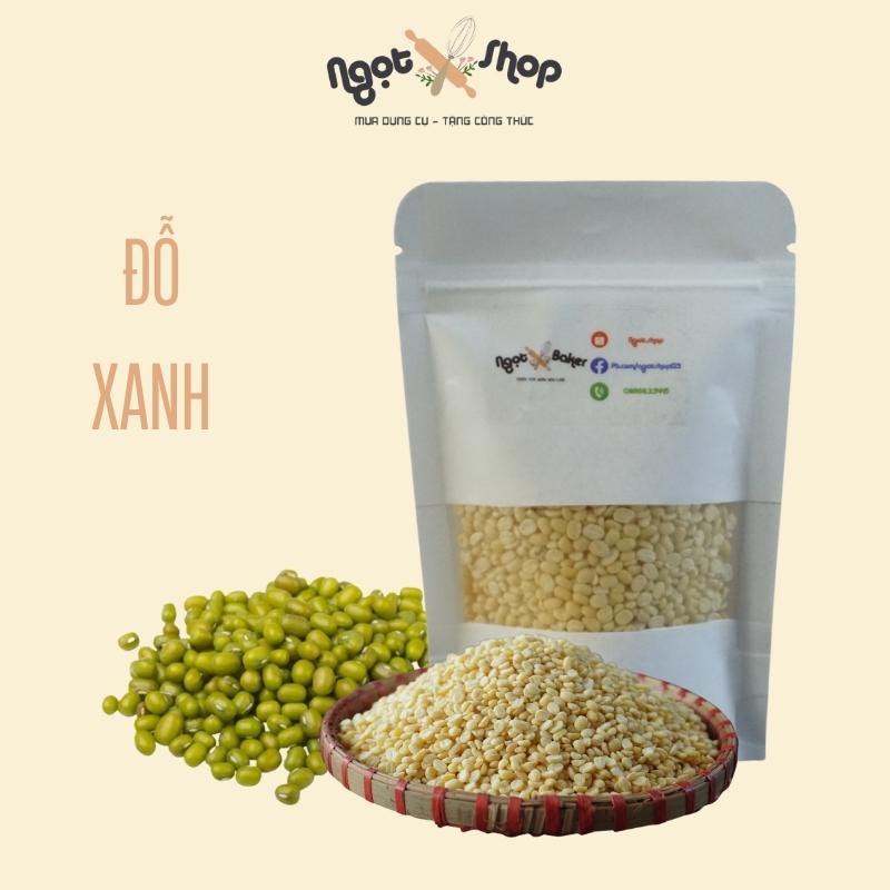 Đỗ xanh tách vỏ túi 300g,nguyên liệu làm bánh trung thu,hàng loại 1