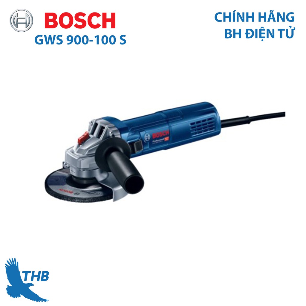 Máy mài góc nhỏ Bosch GWS 900-100 S động cơ 900W được thiết kế cho những công việc khó khăn