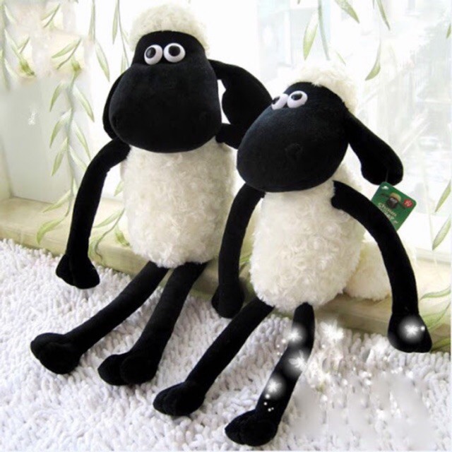 Chú cừu bông SHAUN A SHEEP vui vẻ ( đen mẫu mới)